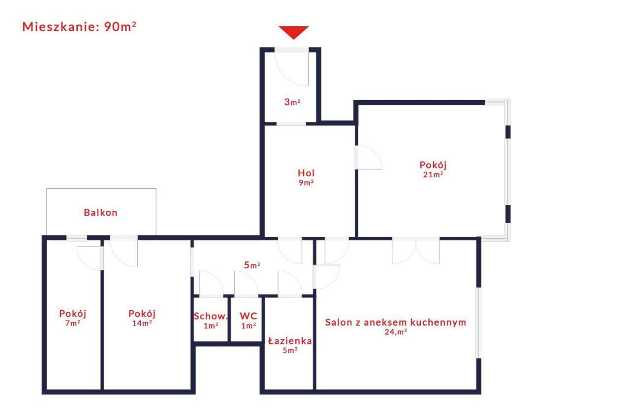 Tenement Apartment 90M2 City Center Cracovia Exterior foto